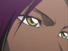 yoruichi-shihouin-bleach-peau-mate-cheveux-violet-yeux-ambre-desdemone-bloop