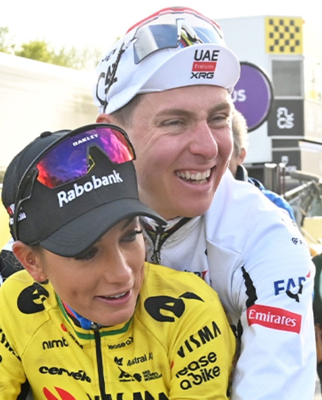 tadej pogacar pauline pfp cyclisme velo flandre course goat uae visma