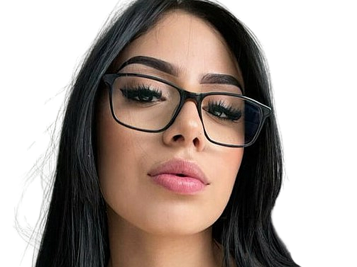 yeralgallego latina belle modele charme badass regard domina lunettes zoom