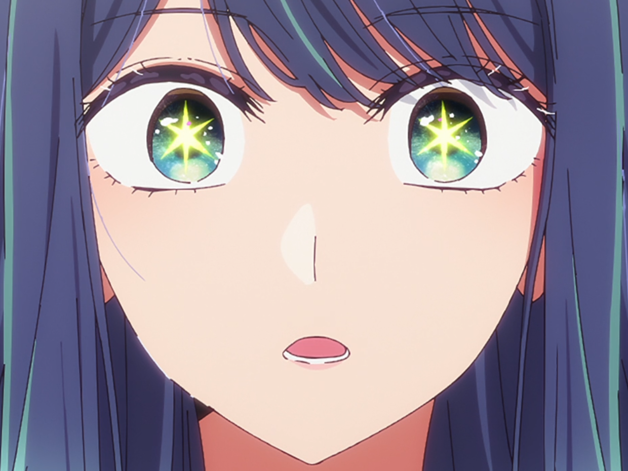 anime kikoojap oshi no ko oshinoko maredioa s3 akane kurokawa yeux etoiles brille