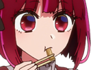anime-kikoojap-oshi-no-ko-oshinoko-maredioa-s3-kana-arima-mange-eat-avale-baguette-slurp