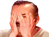 chok way palm deg miedo affraid nan fear worry planque mano cata alarm alert effroi