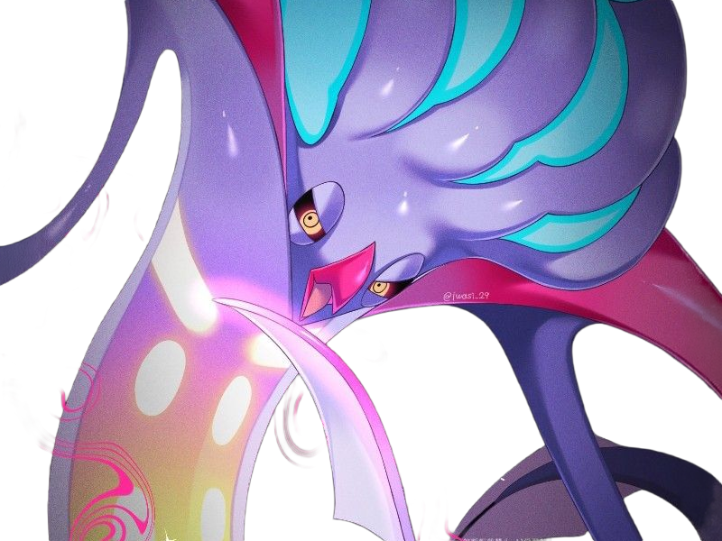 mega-sepiatroce mega evolution sepiatroce malamar calamanero pkm anime jeu type tenebres psy 6g kalos revolution