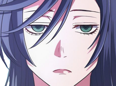 brunhilde record of ragnarok brunehilde valkyrie cheveux bleu nuit broche aile yeux vert bloop