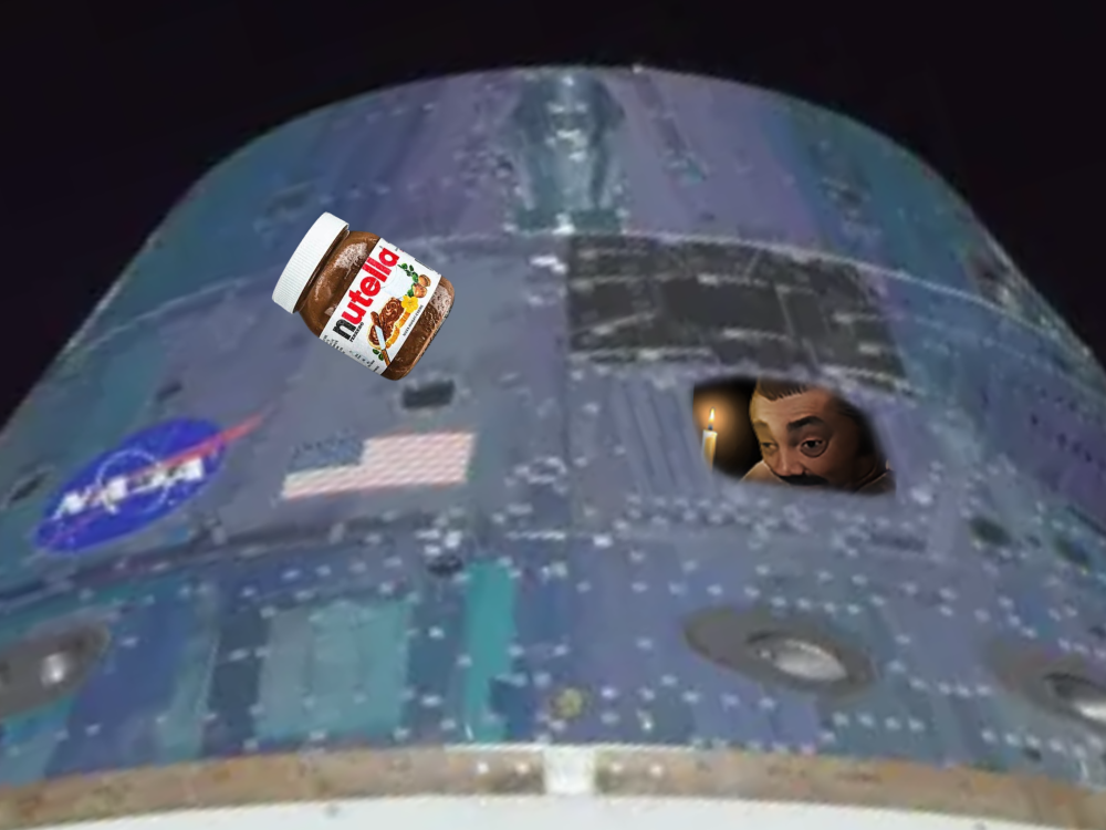 artemis 2 mission spatiale espace terre lune risitas nutella
