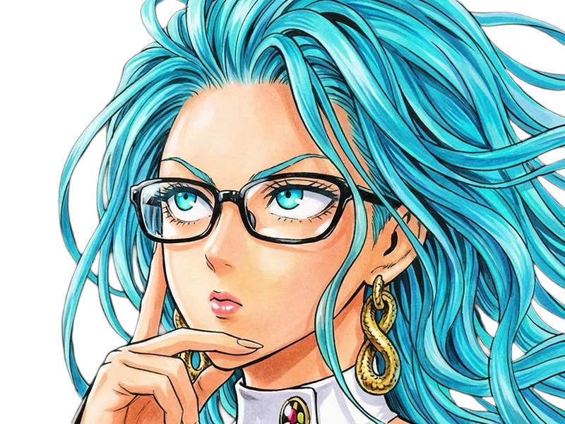psykos saikosu scrutt gyoro gyoro-gyoro esper association-des-monstres scientifique niveau dragon telekinesiste lunettes cheveux-aquamarine yeux-verts