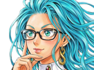psykos-saikosu-scrutt-gyoro-gyoro-gyoro-esper-association-des-monstres-scientifique-niveau-dragon-telekinesiste-lunettes-cheveux-aquamarine-yeux-verts