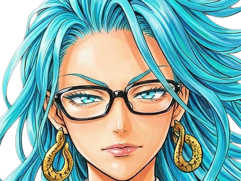 psykos saikosu scrutt gyoro gyoro-gyoro esper association-des-monstres scientifique niveau dragon telekinesiste lunettes cheveux-aquamarine yeux-verts
