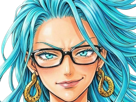 psykos-saikosu-scrutt-gyoro-gyoro-gyoro-esper-association-des-monstres-scientifique-niveau-dragon-telekinesiste-lunettes-cheveux-aquamarine-yeux-verts