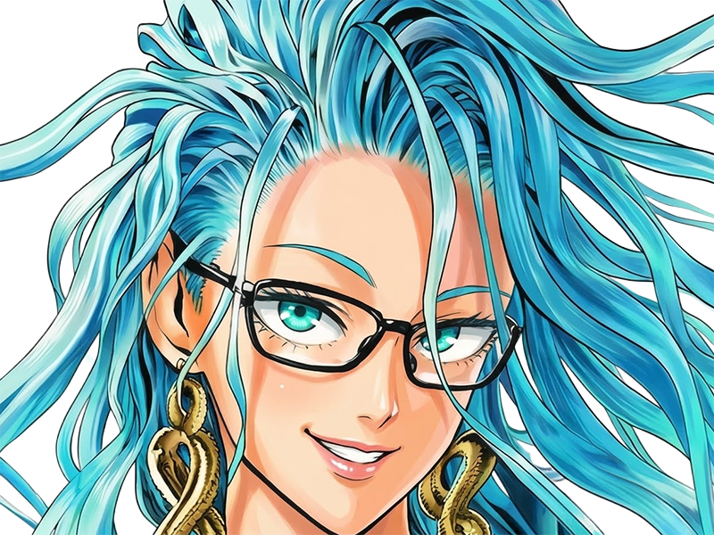 psykos saikosu scrutt gyoro gyoro-gyoro esper association-des-monstres scientifique niveau dragon telekinesiste lunettes cheveux-aquamarine yeux-verts