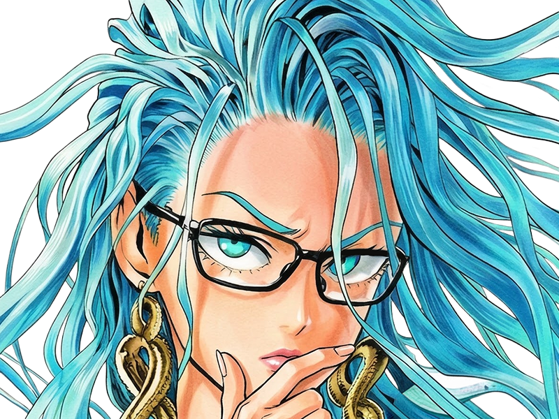 psykos saikosu scrutt gyoro gyoro-gyoro esper association-des-monstres scientifique niveau dragon telekinesiste lunettes cheveux-aquamarine yeux-verts
