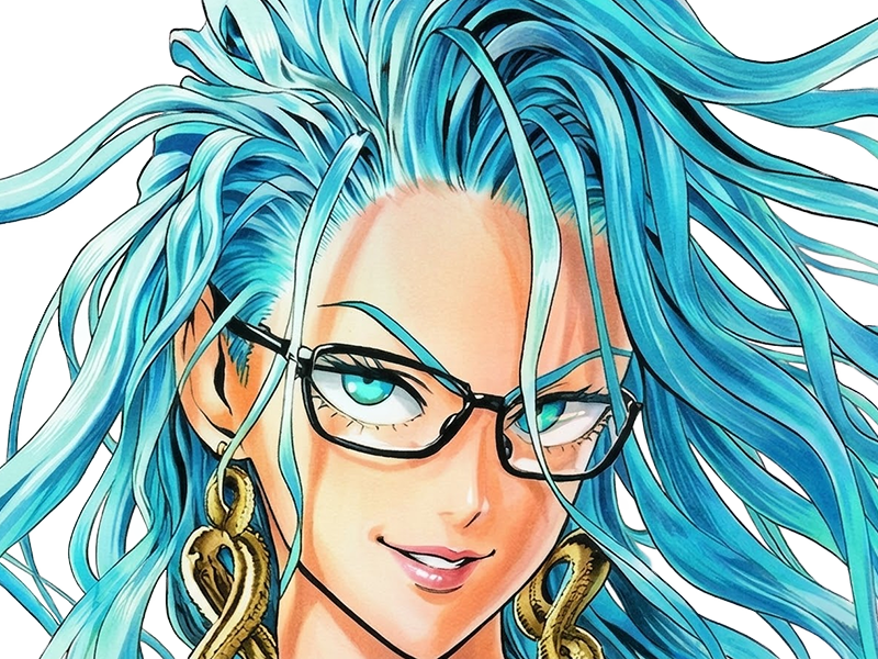psykos saikosu scrutt gyoro gyoro-gyoro esper association-des-monstres scientifique niveau dragon telekinesiste lunettes cheveux-aquamarine yeux-verts