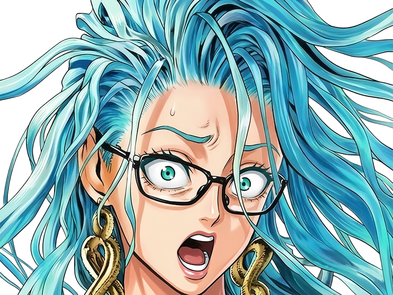 psykos saikosu scrutt gyoro gyoro-gyoro esper association-des-monstres scientifique niveau dragon telekinesiste lunettes cheveux-aquamarine yeux-verts