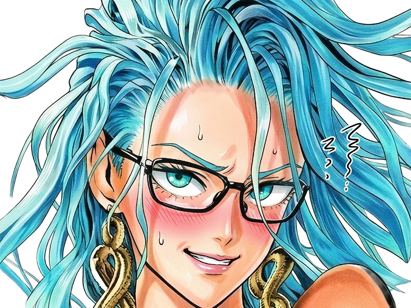 psykos saikosu scrutt gyoro gyoro-gyoro esper association-des-monstres scientifique niveau dragon telekinesiste lunettes cheveux-aquamarine yeux-verts