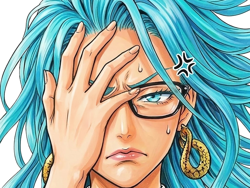 psykos saikosu scrutt gyoro gyoro-gyoro esper association-des-monstres scientifique niveau dragon telekinesiste lunettes cheveux-aquamarine yeux-verts
