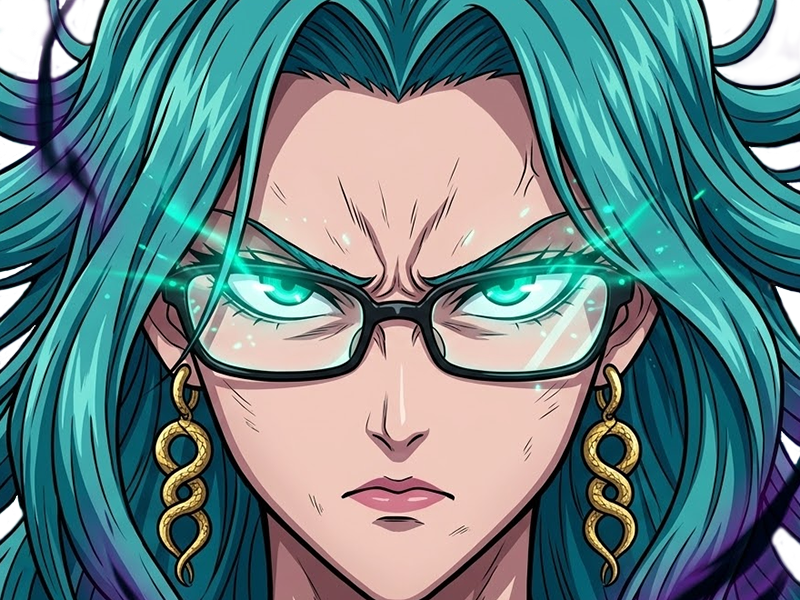 Sticker psykos saikosu scrutt gyoro gyoro gyoro esper association des monstres scientifique niveau dragon telekinesiste lunettes cheveux aquamarine yeux verts par Dark-63