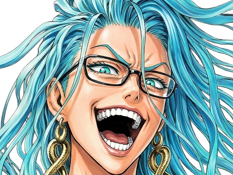 Sticker psykos saikosu scrutt gyoro gyoro gyoro esper association des monstres scientifique niveau dragon telekinesiste lunettes cheveux aquamarine yeux verts par Dark-63