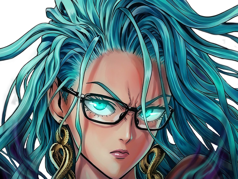 psykos saikosu scrutt gyoro gyoro-gyoro esper association-des-monstres scientifique niveau dragon telekinesiste lunettes cheveux-aquamarine yeux-verts