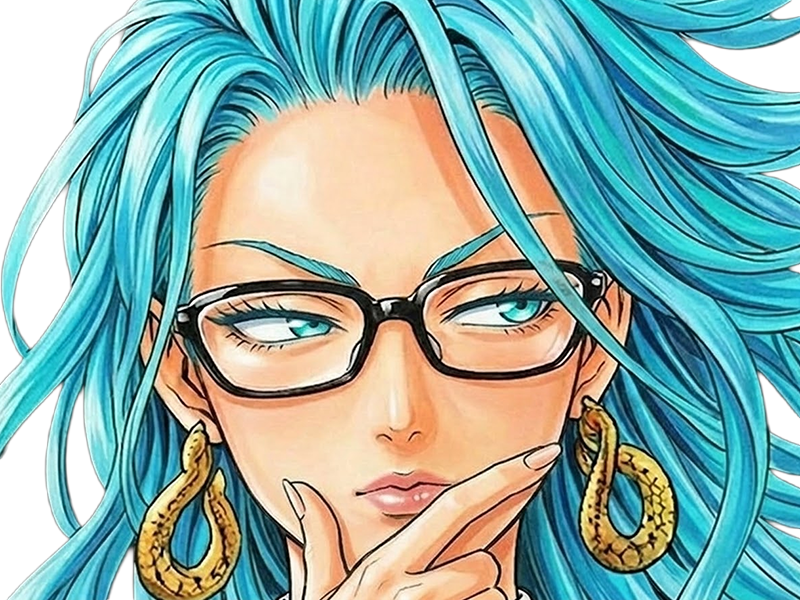 psykos saikosu scrutt gyoro gyoro-gyoro esper association-des-monstres scientifique niveau dragon telekinesiste lunettes cheveux-aquamarine yeux-verts