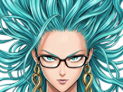 psykos-saikosu-scrutt-gyoro-gyoro-gyoro-esper-association-des-monstres-scientifique-niveau-dragon-telekinesiste-lunettes-cheveux-aquamarine-yeux-verts