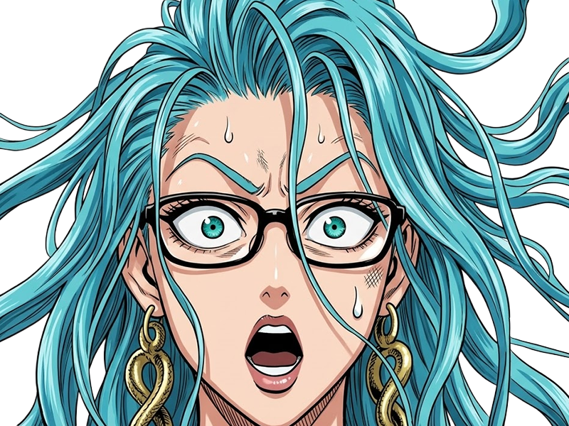 psykos saikosu scrutt gyoro gyoro-gyoro esper association-des-monstres scientifique niveau dragon telekinesiste lunettes cheveux-aquamarine yeux-verts