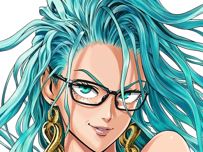psykos saikosu scrutt gyoro gyoro-gyoro esper association-des-monstres scientifique niveau dragon telekinesiste lunettes cheveux-aquamarine yeux-verts