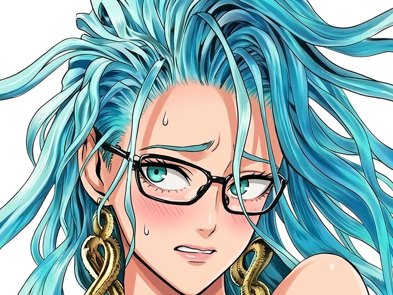 psykos saikosu scrutt gyoro gyoro-gyoro esper association-des-monstres scientifique niveau dragon telekinesiste lunettes cheveux-aquamarine yeux-verts