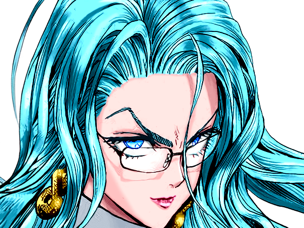 Sticker psykos saikosu scrutt gyoro gyoro gyoro esper association des monstres scientifique niveau dragon telekinesiste lunettes cheveux aquamarine yeux verts par Dark-63