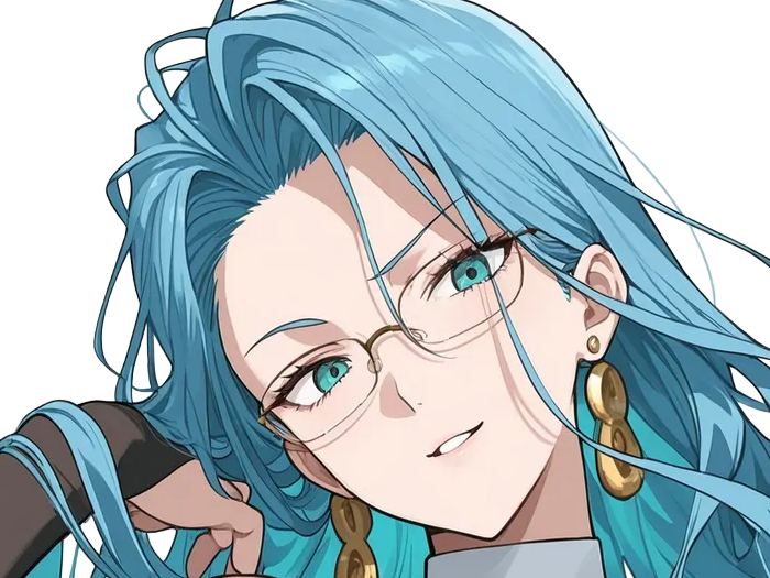 psykos saikosu scrutt gyoro gyoro-gyoro esper association-des-monstres scientifique niveau dragon telekinesiste lunettes cheveux-aquamarine yeux-verts