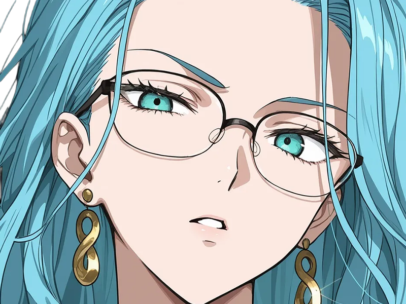 psykos saikosu scrutt gyoro gyoro-gyoro esper association-des-monstres scientifique niveau dragon telekinesiste lunettes cheveux-aquamarine yeux-verts