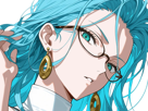 psykos-saikosu-scrutt-gyoro-gyoro-gyoro-esper-association-des-monstres-scientifique-niveau-dragon-telekinesiste-lunettes-cheveux-aquamarine-yeux-verts