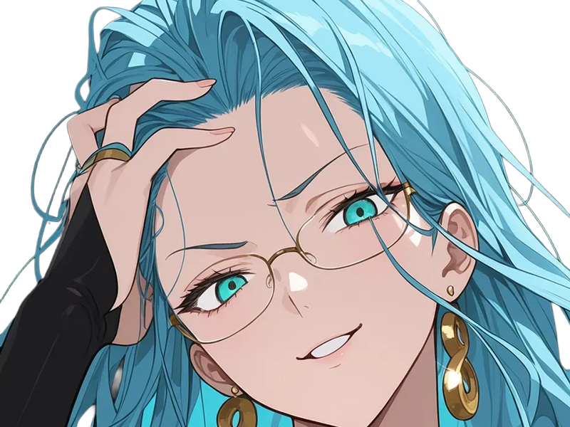Sticker psykos saikosu scrutt gyoro gyoro gyoro esper association des monstres scientifique niveau dragon telekinesiste lunettes cheveux aquamarine yeux verts par Dark-63