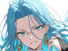 psykos-saikosu-scrutt-gyoro-gyoro-gyoro-esper-association-des-monstres-scientifique-niveau-dragon-telekinesiste-lunettes-cheveux-aquamarine-yeux-verts