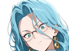 psykos-saikosu-scrutt-gyoro-gyoro-gyoro-esper-association-des-monstres-scientifique-niveau-dragon-telekinesiste-lunettes-cheveux-aquamarine-yeux-verts