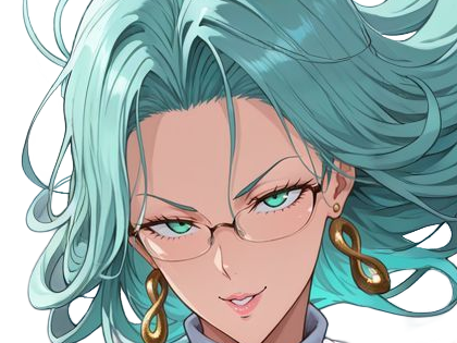 psykos saikosu scrutt gyoro gyoro-gyoro esper association-des-monstres scientifique niveau dragon telekinesiste lunettes cheveux-aquamarine yeux-verts