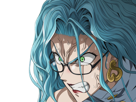 psykos-saikosu-scrutt-gyoro-gyoro-gyoro-esper-association-des-monstres-scientifique-niveau-dragon-telekinesiste-lunettes-cheveux-aquamarine-yeux-verts