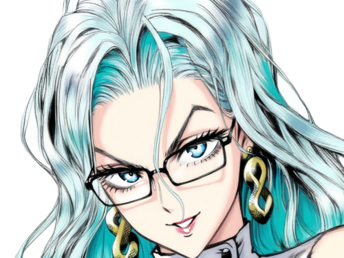 Sticker psykos saikosu scrutt gyoro gyoro gyoro esper association des monstres scientifique niveau dragon telekinesiste lunettes cheveux aquamarine yeux verts par Dark-63