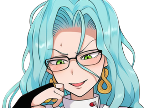 Sticker psykos saikosu scrutt gyoro gyoro gyoro esper association des monstres scientifique niveau dragon telekinesiste lunettes cheveux aquamarine yeux verts par Dark-63