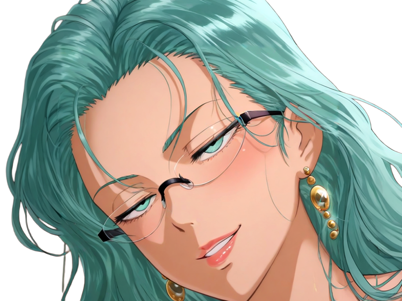 Sticker psykos saikosu scrutt gyoro gyoro gyoro esper association des monstres scientifique niveau dragon telekinesiste lunettes cheveux aquamarine yeux verts par Dark-63