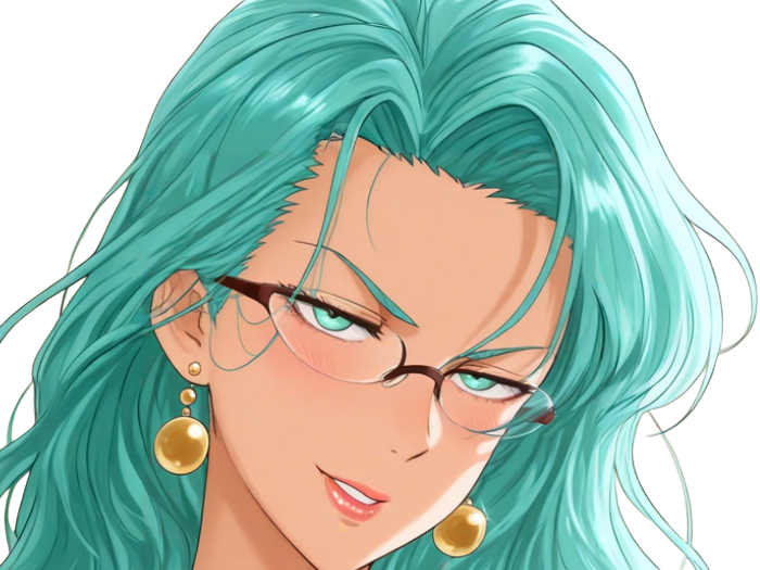 Sticker psykos saikosu scrutt gyoro gyoro gyoro esper association des monstres scientifique niveau dragon telekinesiste lunettes cheveux aquamarine yeux verts par Dark-63