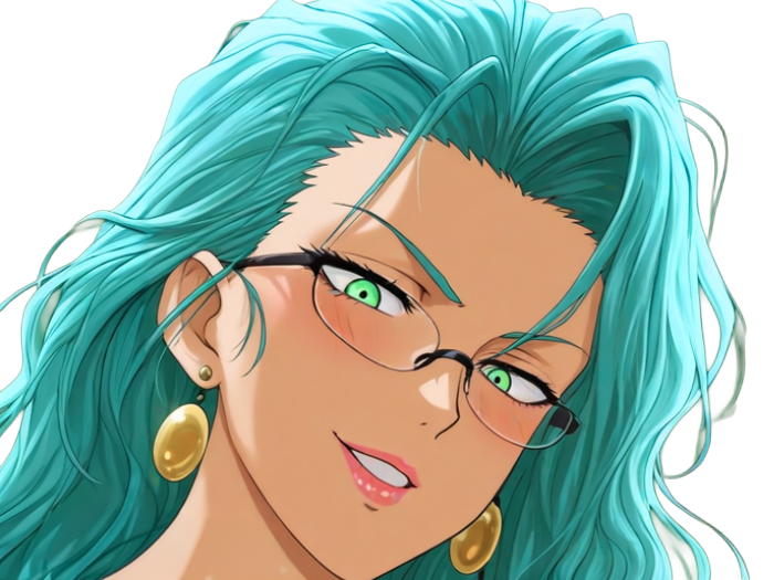 Sticker psykos saikosu scrutt gyoro gyoro gyoro esper association des monstres scientifique niveau dragon telekinesiste lunettes cheveux aquamarine yeux verts par Dark-63