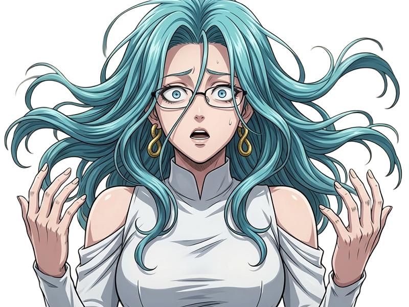 Sticker psykos saikosu scrutt gyoro gyoro gyoro esper association des monstres scientifique niveau dragon telekinesiste lunettes cheveux aquamarine yeux verts par Dark-63