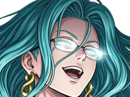 Sticker psykos saikosu scrutt gyoro gyoro gyoro esper association des monstres scientifique niveau dragon telekinesiste lunettes cheveux aquamarine yeux verts par Dark-63