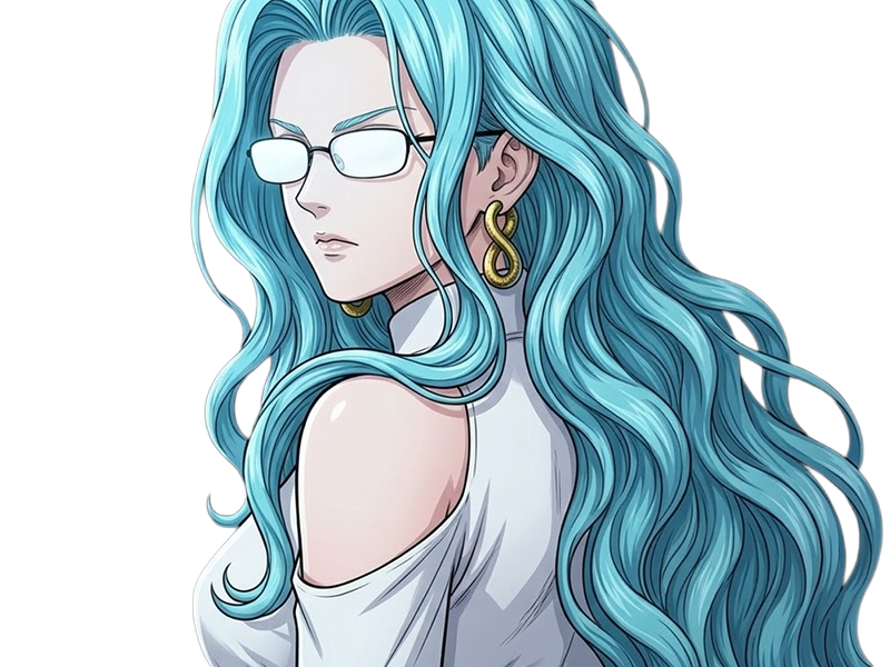 Sticker psykos saikosu scrutt gyoro gyoro gyoro esper association des monstres scientifique niveau dragon telekinesiste lunettes cheveux aquamarine yeux verts par Dark-63