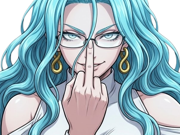 Sticker psykos saikosu scrutt gyoro gyoro gyoro esper association des monstres scientifique niveau dragon telekinesiste lunettes cheveux aquamarine yeux verts par Dark-63