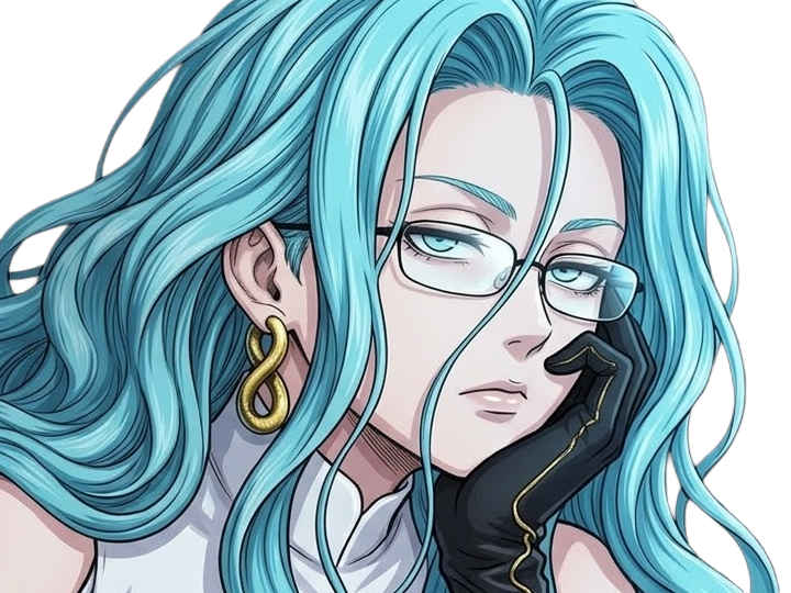 Sticker psykos saikosu scrutt gyoro gyoro gyoro esper association des monstres scientifique niveau dragon telekinesiste lunettes cheveux aquamarine yeux verts par Dark-63