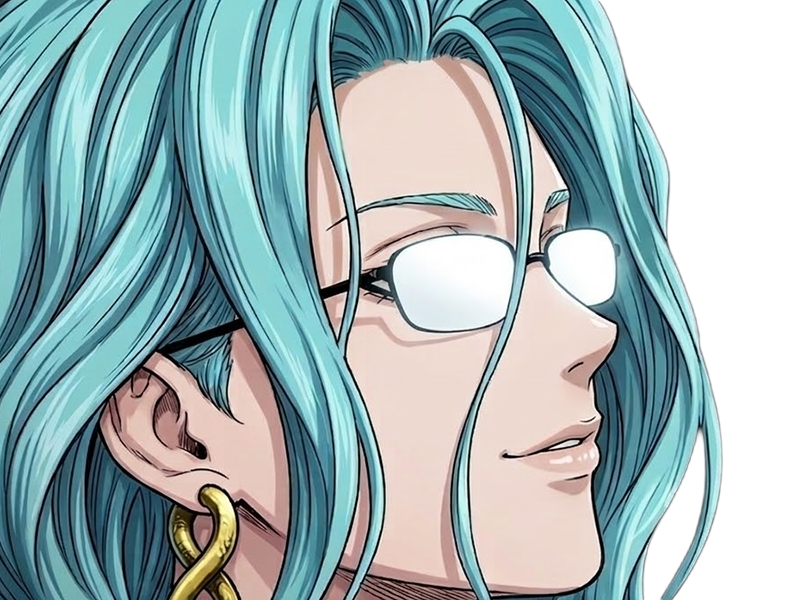 Sticker psykos saikosu scrutt gyoro gyoro gyoro esper association des monstres scientifique niveau dragon telekinesiste lunettes cheveux aquamarine yeux verts par Dark-63