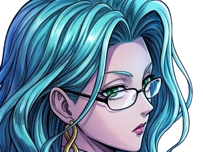 Sticker psykos saikosu scrutt gyoro gyoro gyoro esper association des monstres scientifique niveau dragon telekinesiste lunettes cheveux aquamarine yeux verts par Dark-63