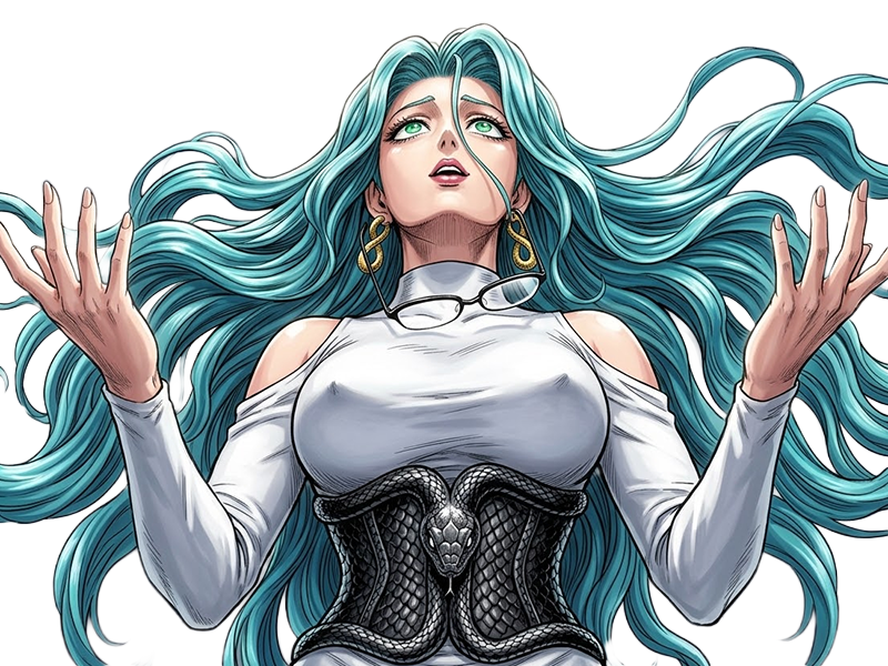 psykos saikosu scrutt gyoro gyoro-gyoro esper association-des-monstres scientifique niveau dragon telekinesiste lunettes cheveux-aquamarine yeux-verts