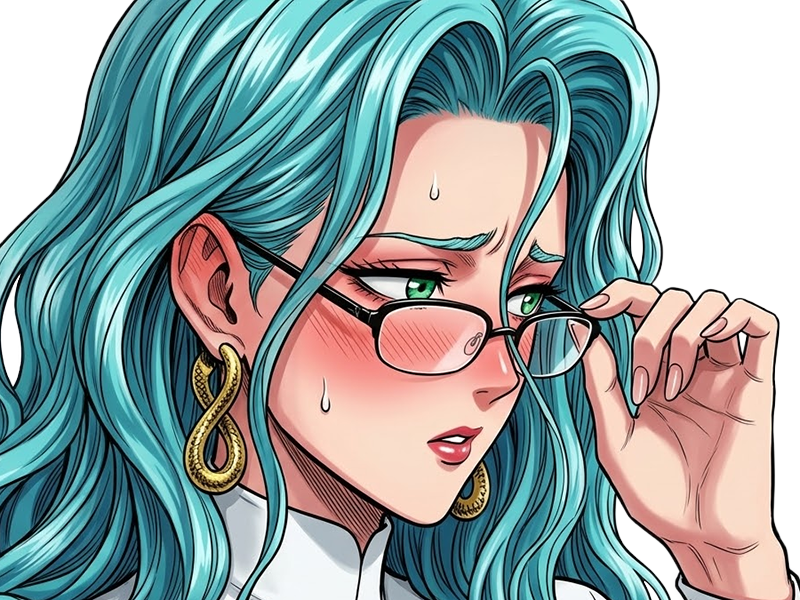 Sticker psykos saikosu scrutt gyoro gyoro gyoro esper association des monstres scientifique niveau dragon telekinesiste lunettes cheveux aquamarine yeux verts par Dark-63